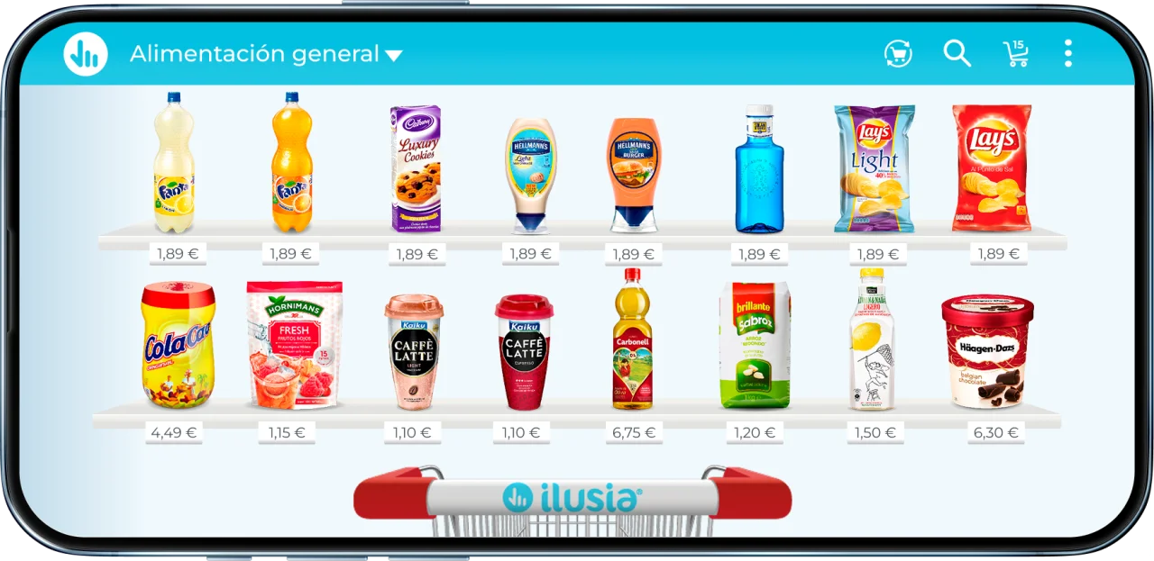 Aplicación ilusia® en móvil